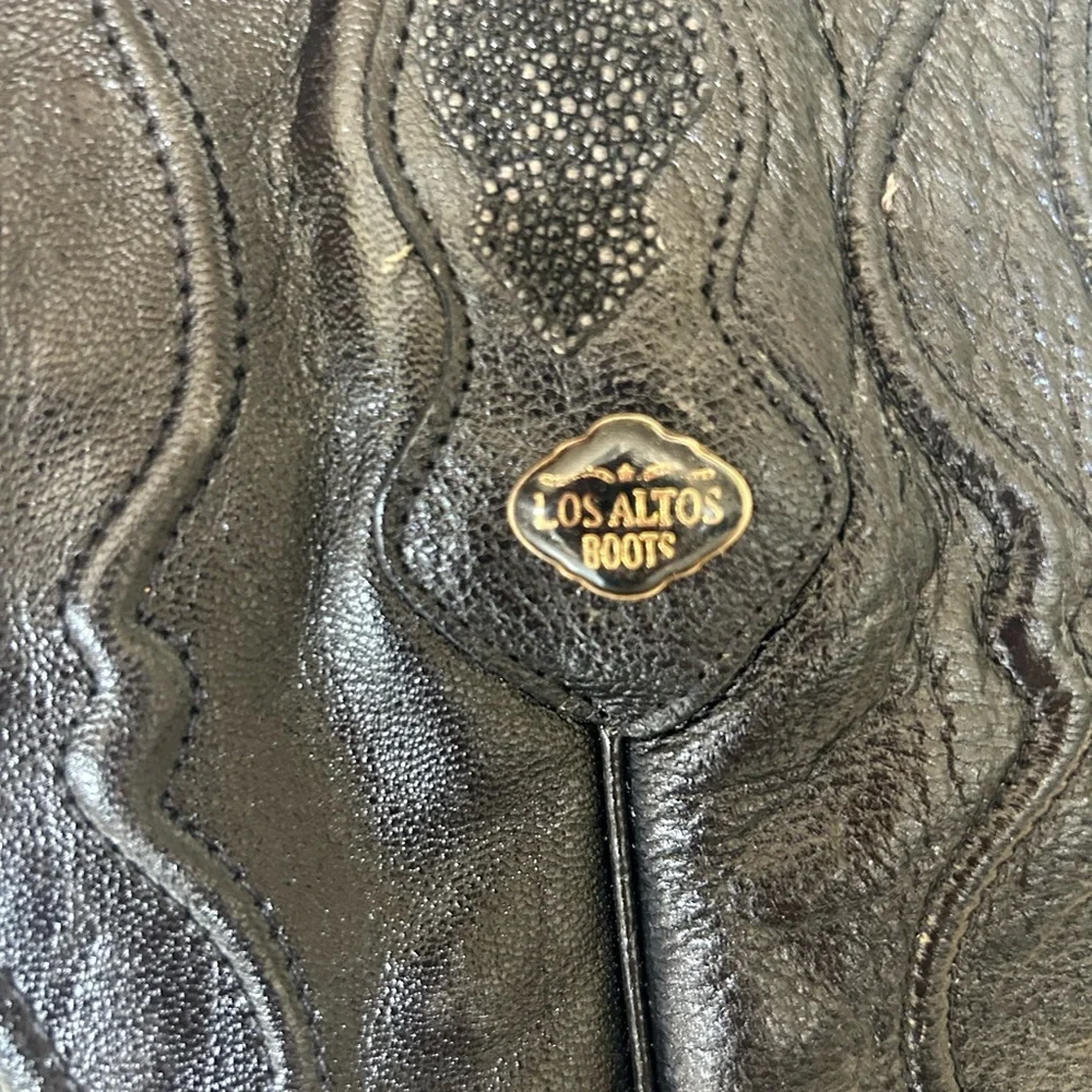 Men's Black String ray Los Altos boots!